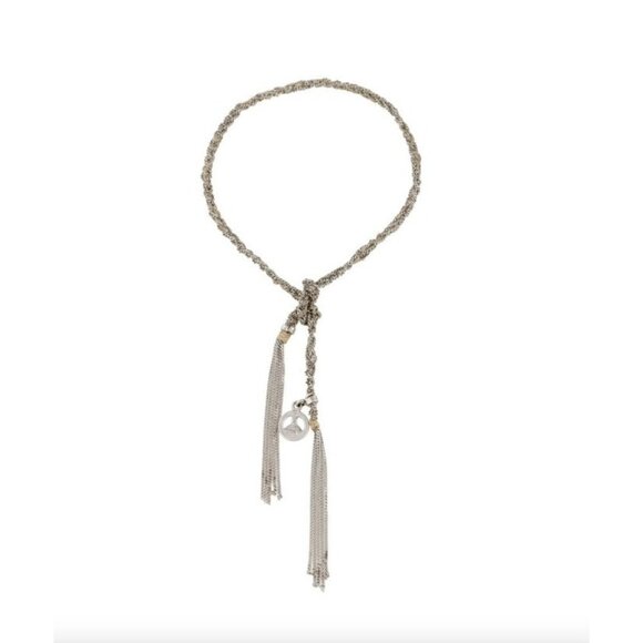 carolina bucci Jewelry - Carolina Bucci White Gold 18K Lucky Bracelet With Peace Charm